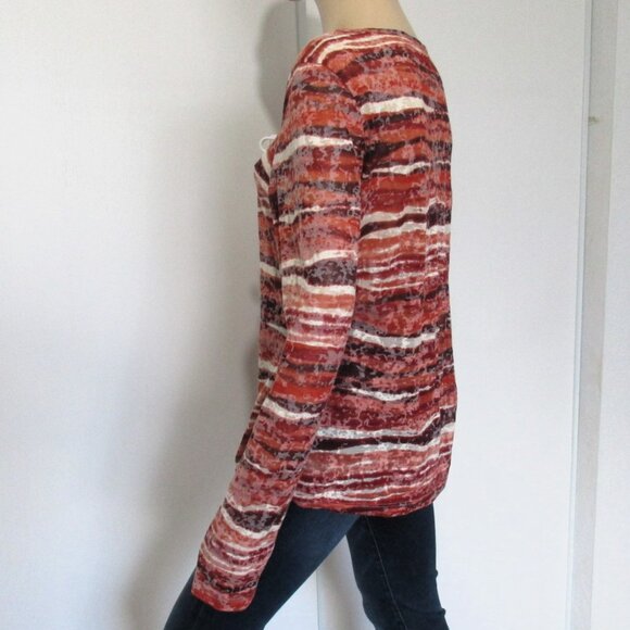 MAURICES Top Size XXL Long Sleeve Burnout Tee - Picture 6 of 10